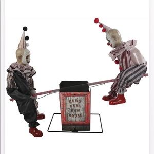 See-Saw circus clown Halloween animatronic OUT OF STOCK IN ALL STORES- limited